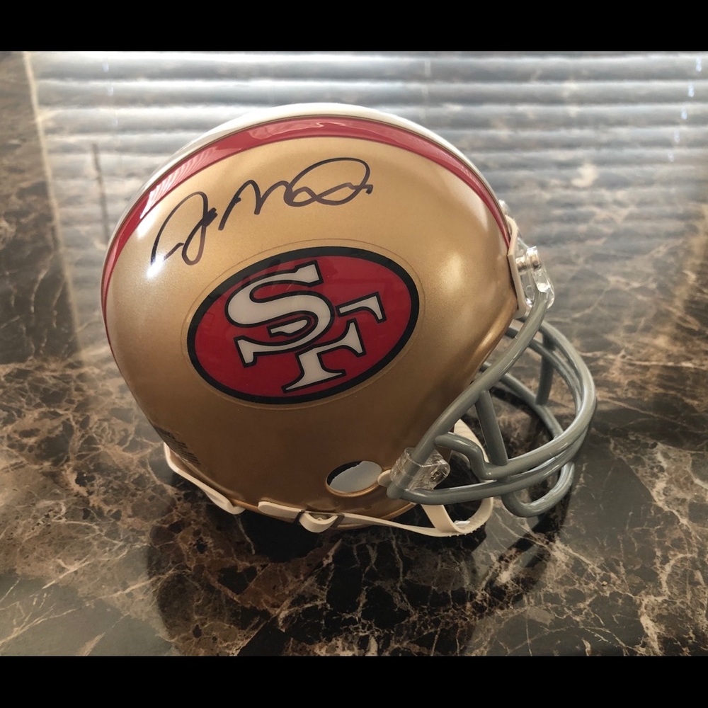 Joe Montana Signed SF 49ers Mini-Helmet